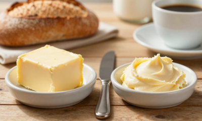 Manteiga ou margarina Qual é mais saudável e entenda diferenças que podem ajudar nas escolhas do dia a dia