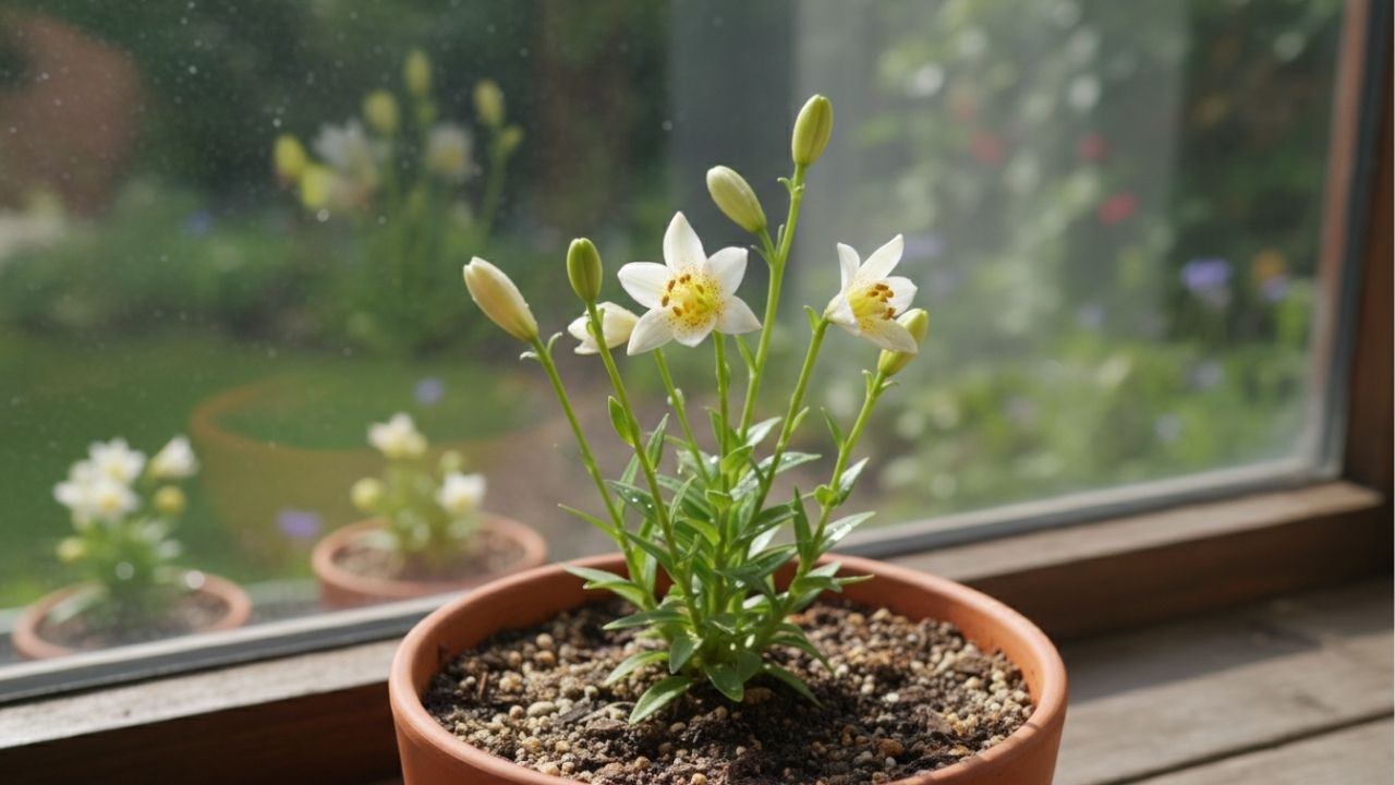 Mini-lírio se tornou um presente associado a respeito e admiração sinceros