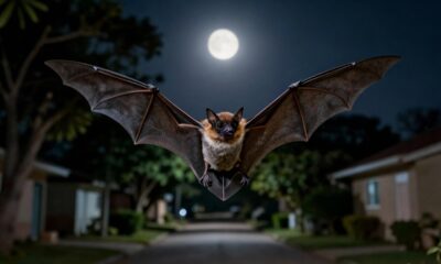 Morcegos costumam voar sempre pelas mesmas rotas e isso tem uma explicação natural