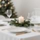 O truque para garantir uma mesa de Natal simples e bonita com um toque profissional