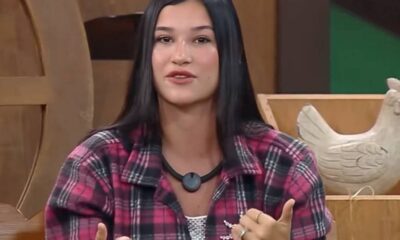 A Fazenda 17: Duda reage a boatos de sexo com Mesquita no confinamento