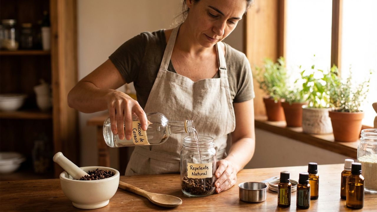 Misturei e deu certo: o repelente de cravo e álcool que afasta formigas e moscas