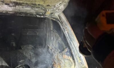 Corpo carbonizado é encontrado dentro de carro