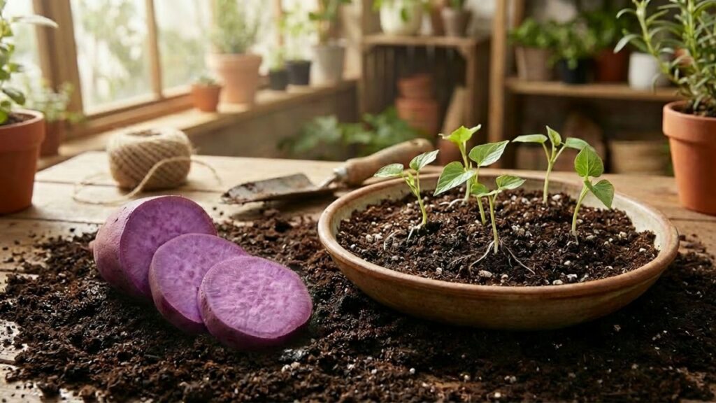 Um adubo com batata doce que surpreende pelo efeito nas primeiras semanas