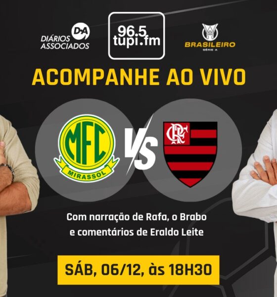Mirassol e Flamengo ao vivo