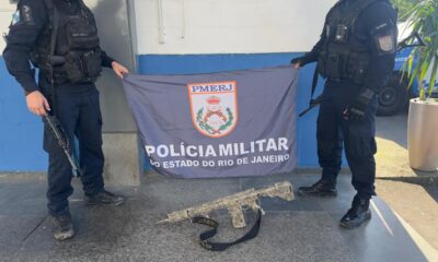 Homem ligado ao tráfico é preso com fuzil no Complexo da Pedreira