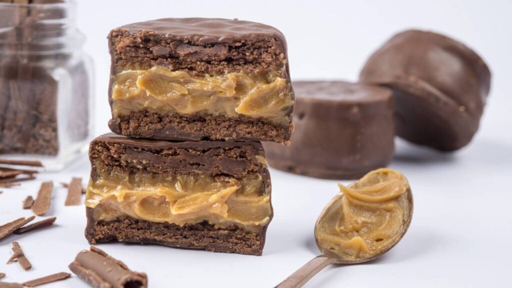 Esse alfajor de doce de leite é tão bom que parece feito em confeitaria cara