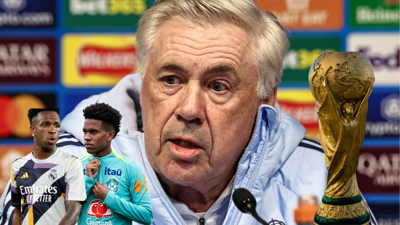 Ancelotti garante Vinicius Júnior e Estêvão na Seleção Brasileira para a Copa do Mundo de 2026