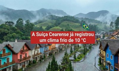 Fundada em 1890, a Suíça Cearense surpreende com clima europeu no Nordeste e temperaturas que já baixaram a 10 °C