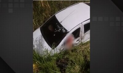 Casal é executado dentro de carro na Avenida Brasil; bebê sobrevive