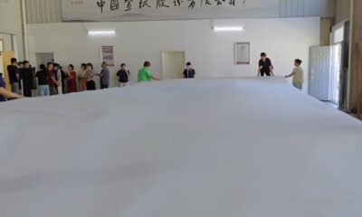 Conheça a técnica milenar chinesa para fabricar maior papel do mundo