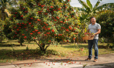 O manejo certo transforma a acerola em fruta de duas safras