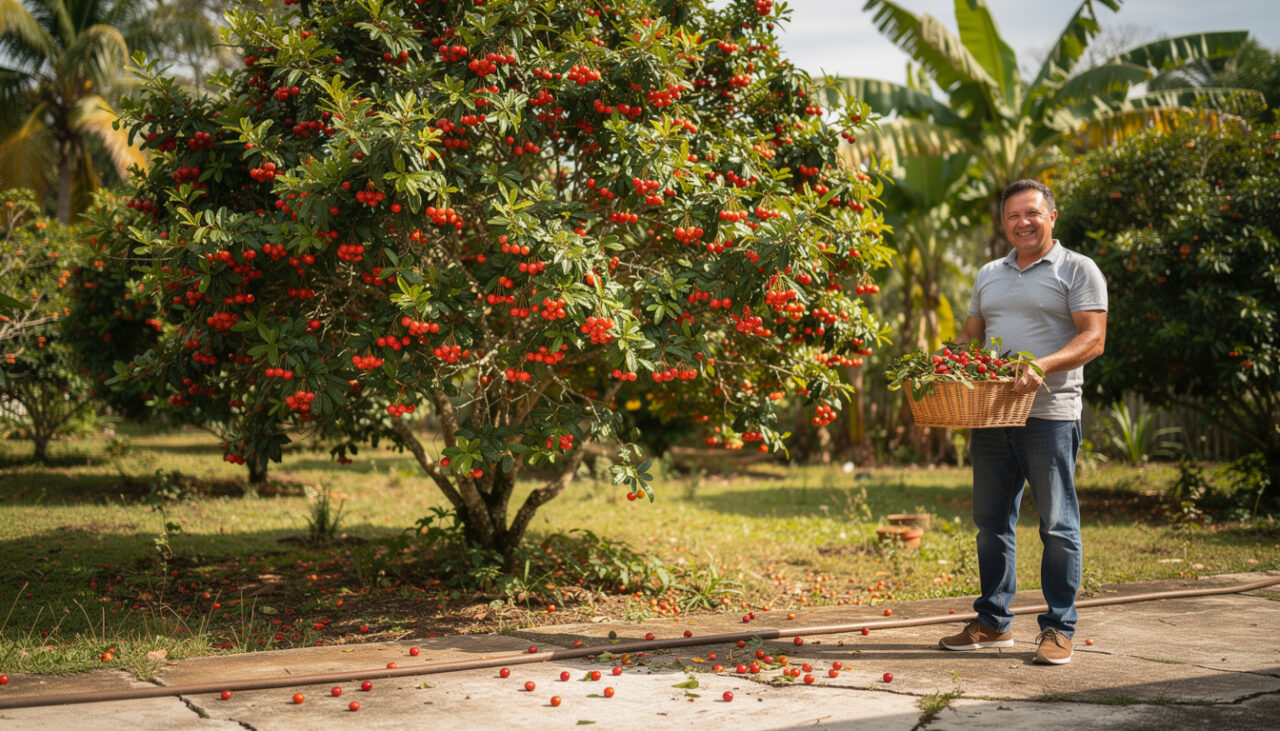 O manejo certo transforma a acerola em fruta de duas safras