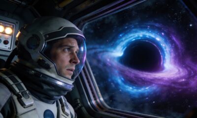 Cena icônica de Interestelar, filme de ficção científica dirigido por Christopher Nolan.