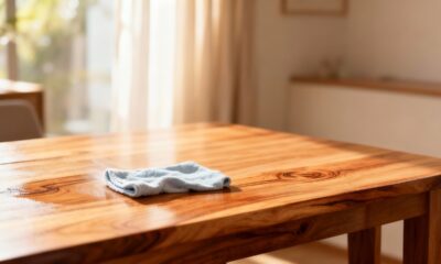 A receita caseira mais simples para polir superfícies de madeira