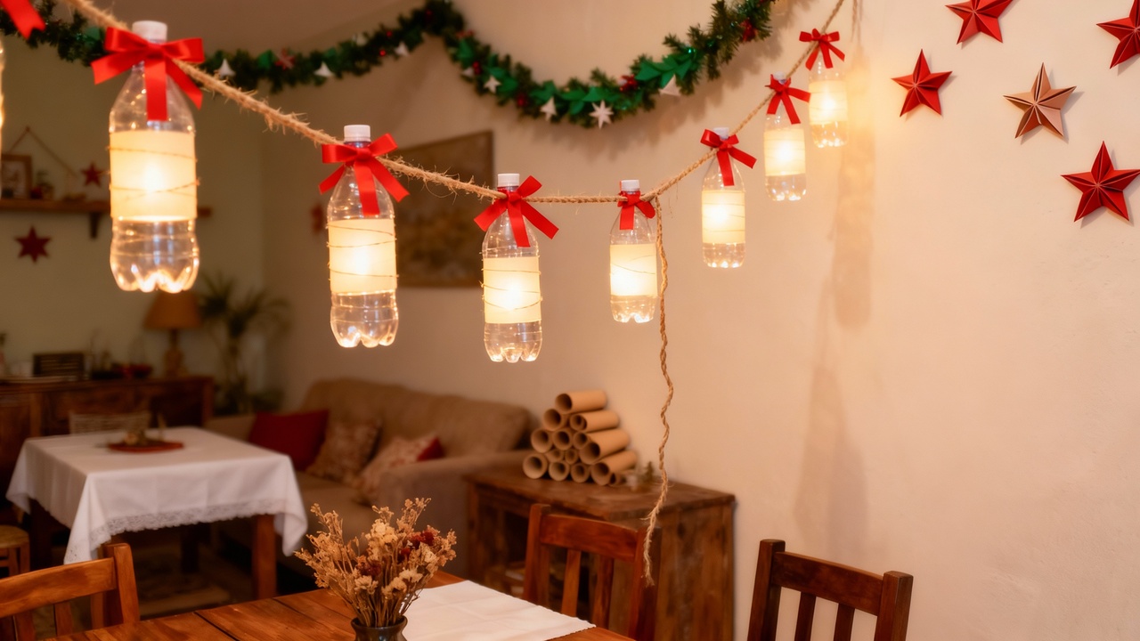 Enfeites de Natal perfeitos gastando pouco dinheiro