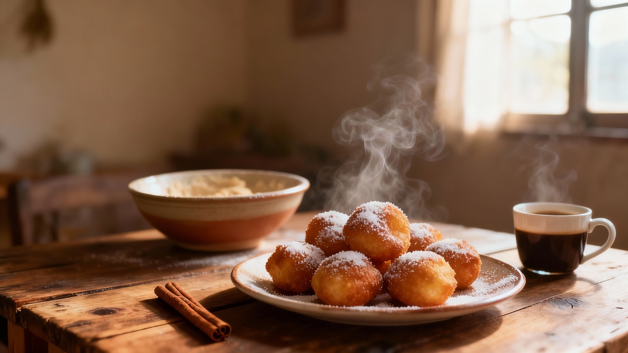 Aprenda como fazer bolinho de chuva sequinho, leve e cheio de sabor