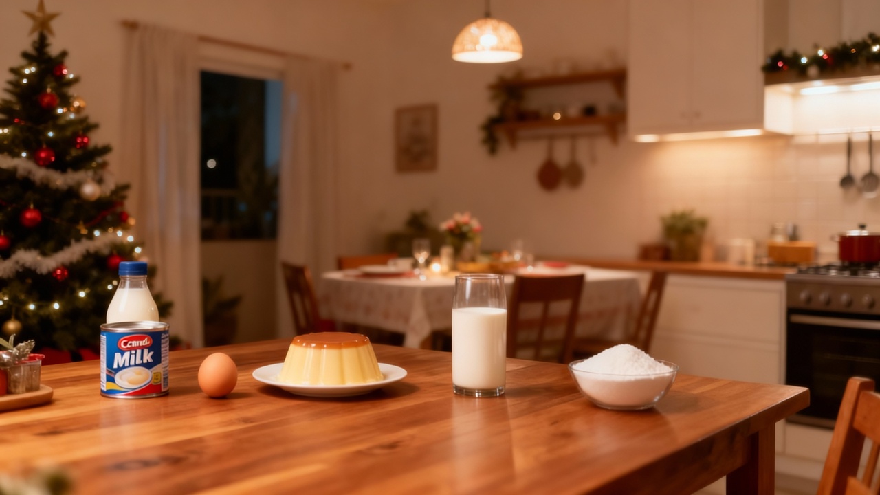 Quanto custa preparar um pudim de Natal para a ceia desse ano