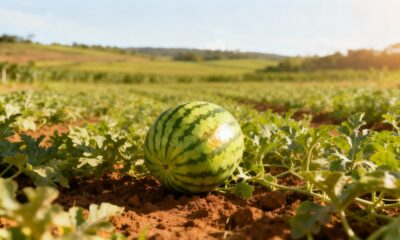 A melancia precoce que amadurece rápido e tem sabor intenso, perfeita para colher cedo no quintal