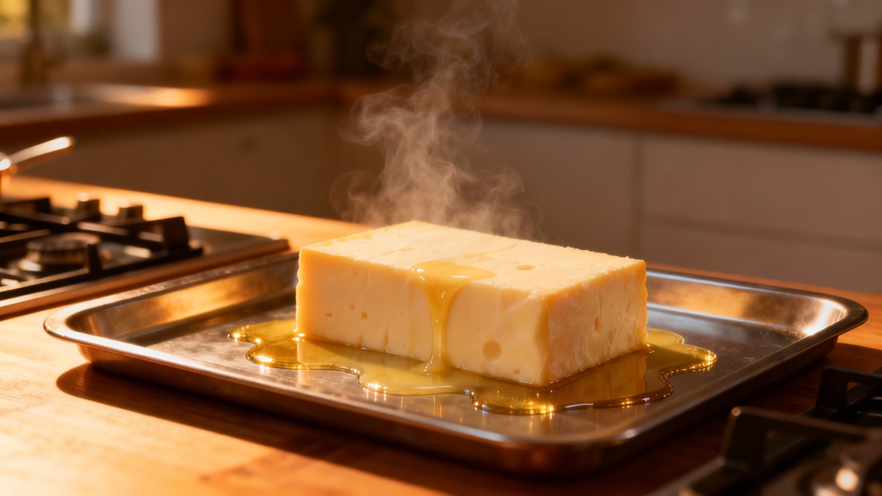 Por que o queijo “chora” óleo quando vai ao forno e fica com aquela camada brilhante por cima