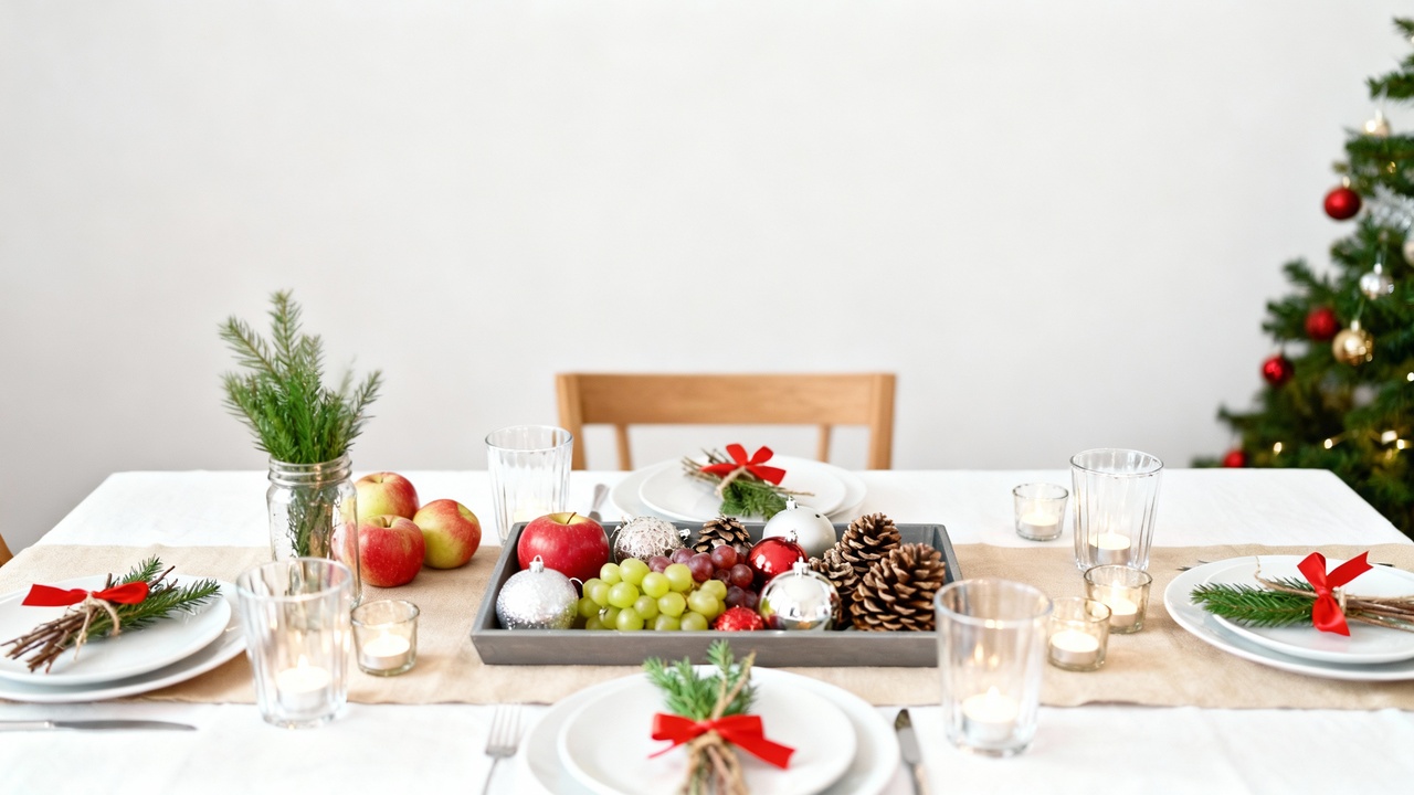 A técnica genial para ter uma decoração da ceia de Natal inesquecível e barata