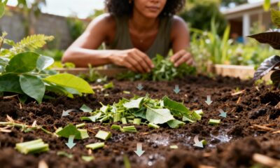 Como fazer adubo verde com ervas daninhas do jardim