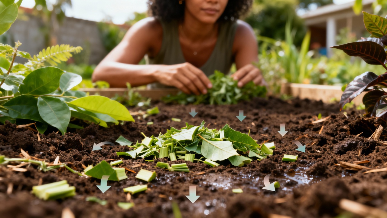 Como fazer adubo verde com ervas daninhas do jardim