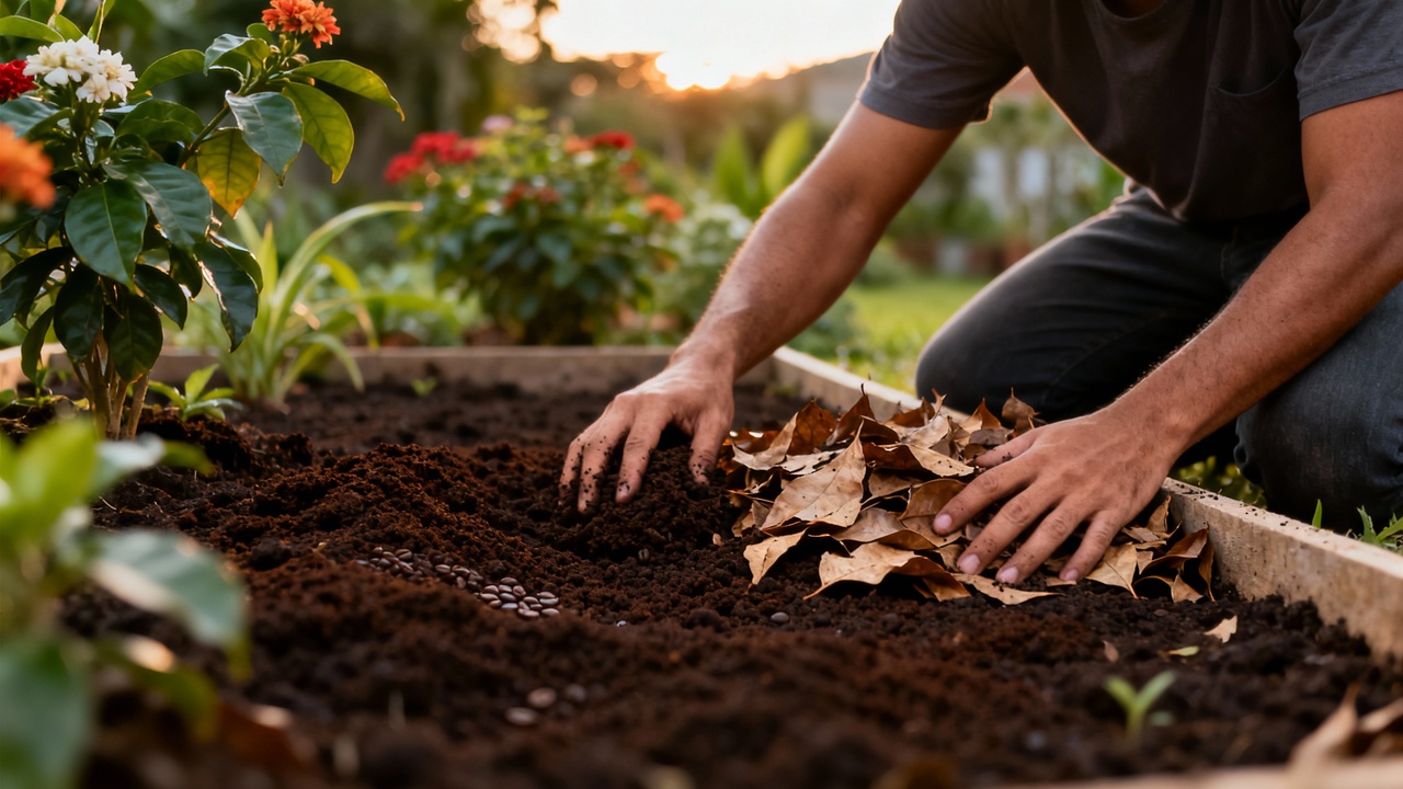 Essa forma de usar borra de café no jardim evita problemas que muita gente nem imagina