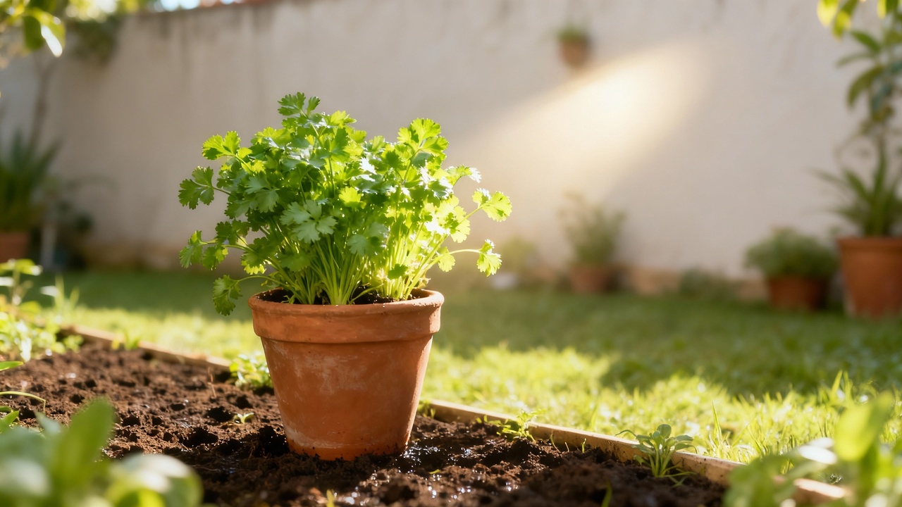O coentro pode render por muito tempo quando cresce do jeito certo