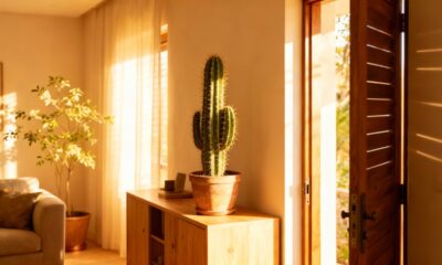 O cacto é símbolo de coragem e determinação no Feng Shui e traz força para qualquer ambiente
