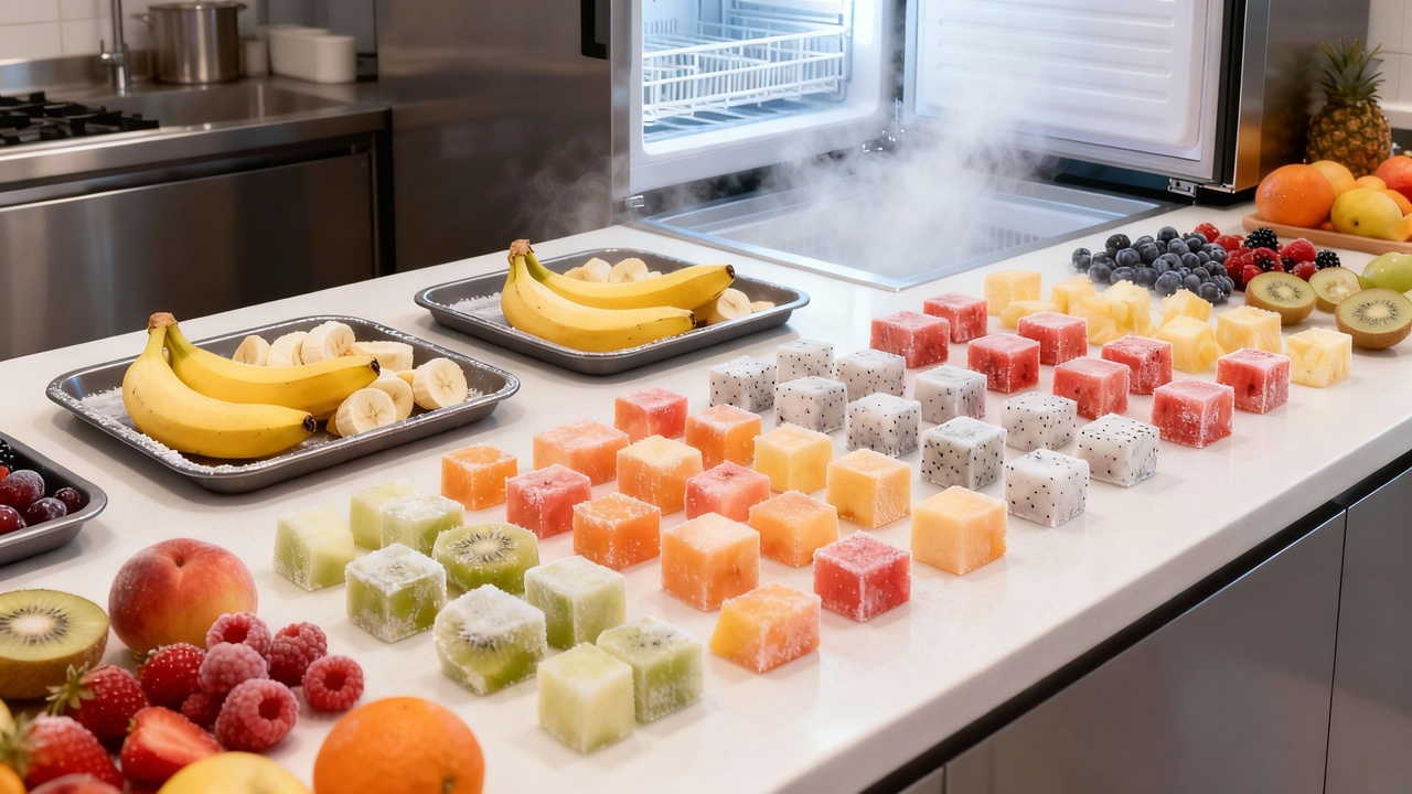 Como congelar frutas em casa e manter textura, cor e nutrientes para usar em sucos e sobremesas