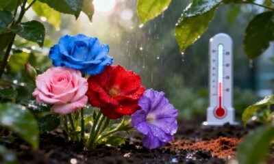 Flores que mudam de cor com o clima guardam um mistério fascinante