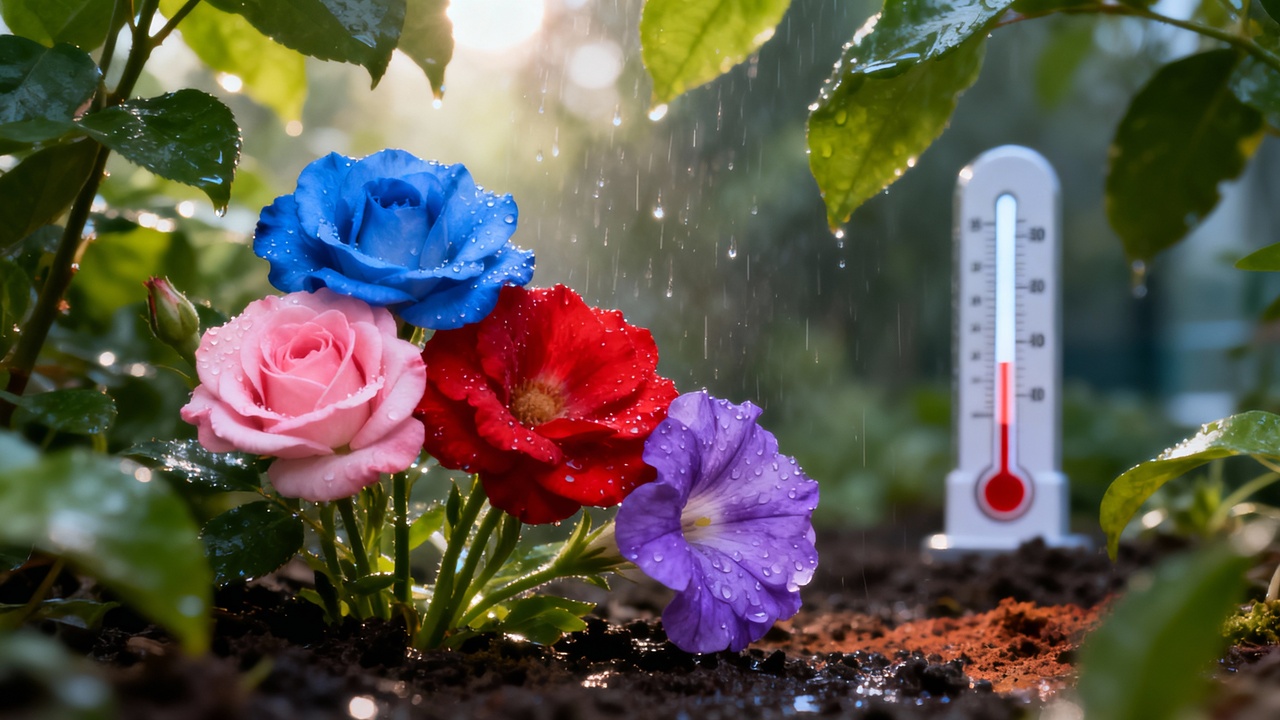 Flores que mudam de cor com o clima guardam um mistério fascinante