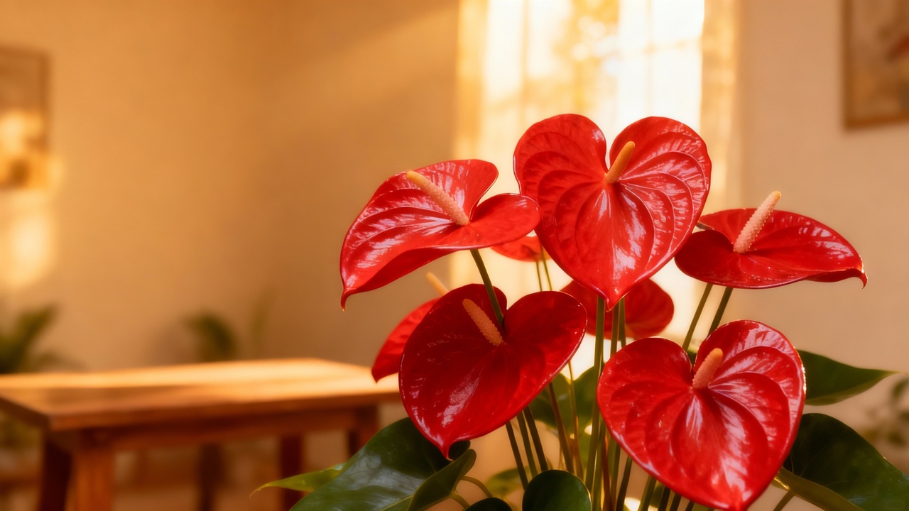 O antúrio tem um simbolismo forte que o liga ao amor de um jeito especial