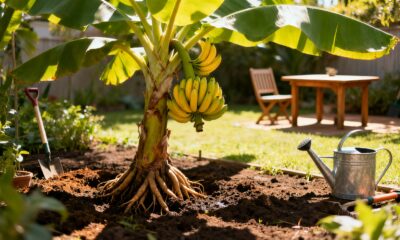 A planta tropical fácil de plantar que dá frutos, refresca o ar e transforma o visual do seu quintal com pouco cuidado