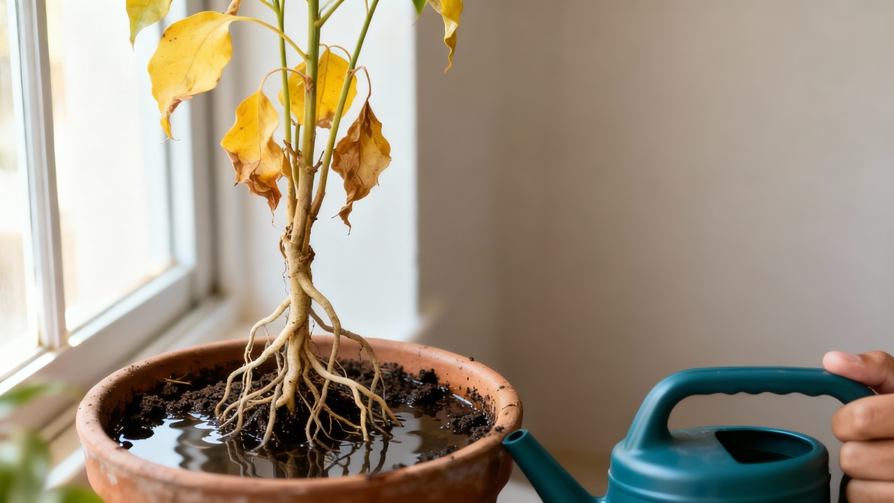 O que significa quando a planta murcha mesmo depois de regar