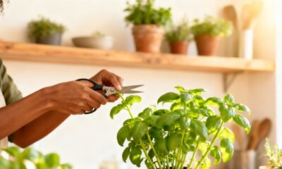 Plantar manjericão em casa custa pouco, rende bem e ainda ajuda no bem-estar emocional