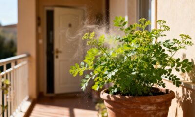A arruda é a planta que afasta mau-olhado e ainda purifica o ar, trazendo leveza para qualquer cantinho da casa