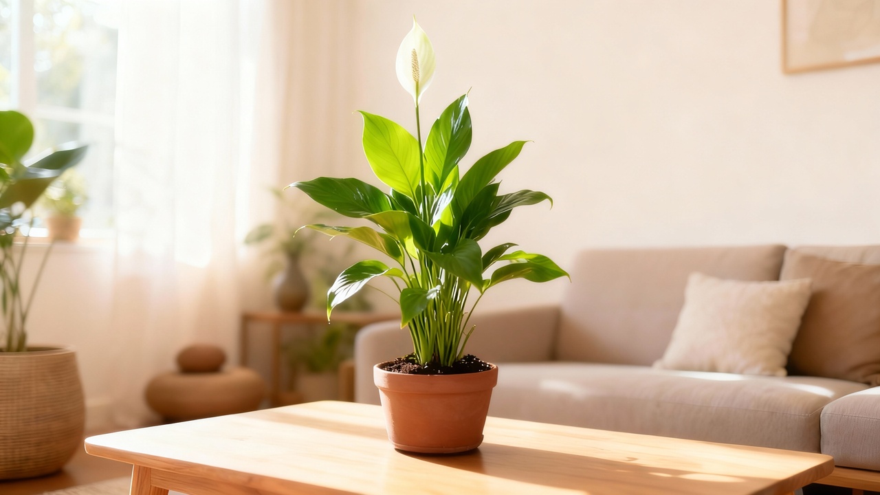 Uma flor simples como o lírio da paz pode trazer uma sensação difícil de explicar