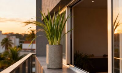O capim-limão é a planta tropical que repele insetos e ainda combina com decoração moderna e minimalista