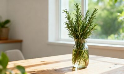 Comecei a plantar alecrim por tédio e acabei descobrindo uma nova paixão que trouxe leveza ao meu dia