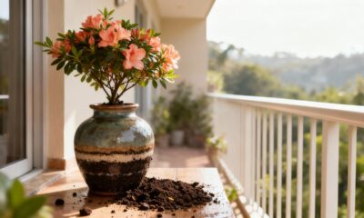 Parei de usar adubo químico e minhas azaleias ficaram lindas de verdade