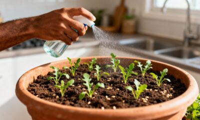 Como plantar rúcula baby e colher rápido usando poucos cuidados