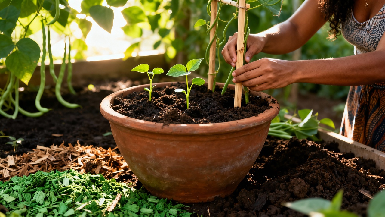 O feijão de corda guarda um efeito curioso que transforma o solo