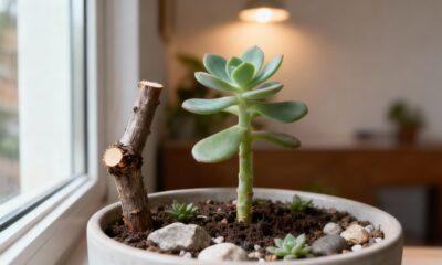 Aprendi com minha vizinha a fazer mudas de jade e nunca mais gastei dinheiro