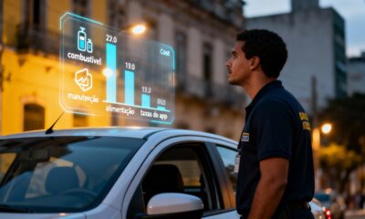 Quanto gasta um motorista de aplicativo por mês?