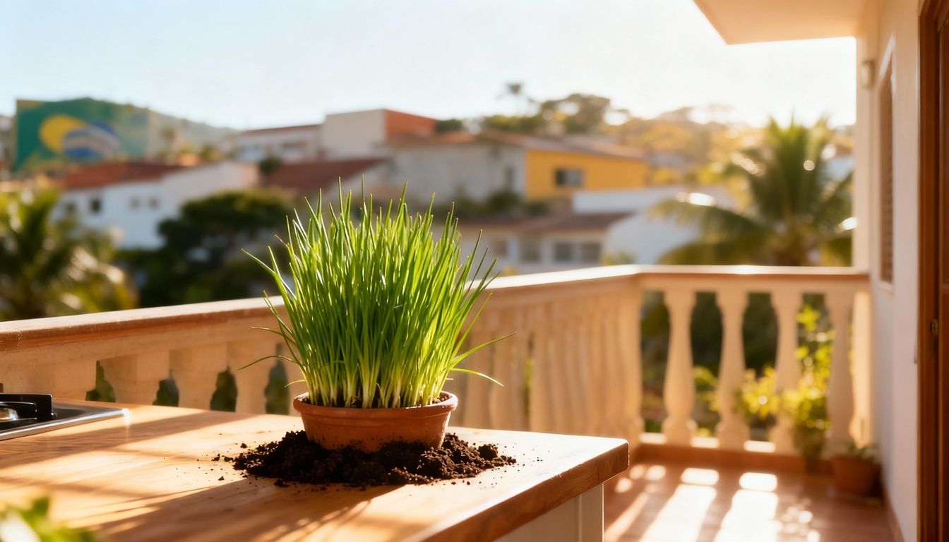 Quanto custa plantar cebolinha em vaso e como esse cultivo economiza no dia a dia