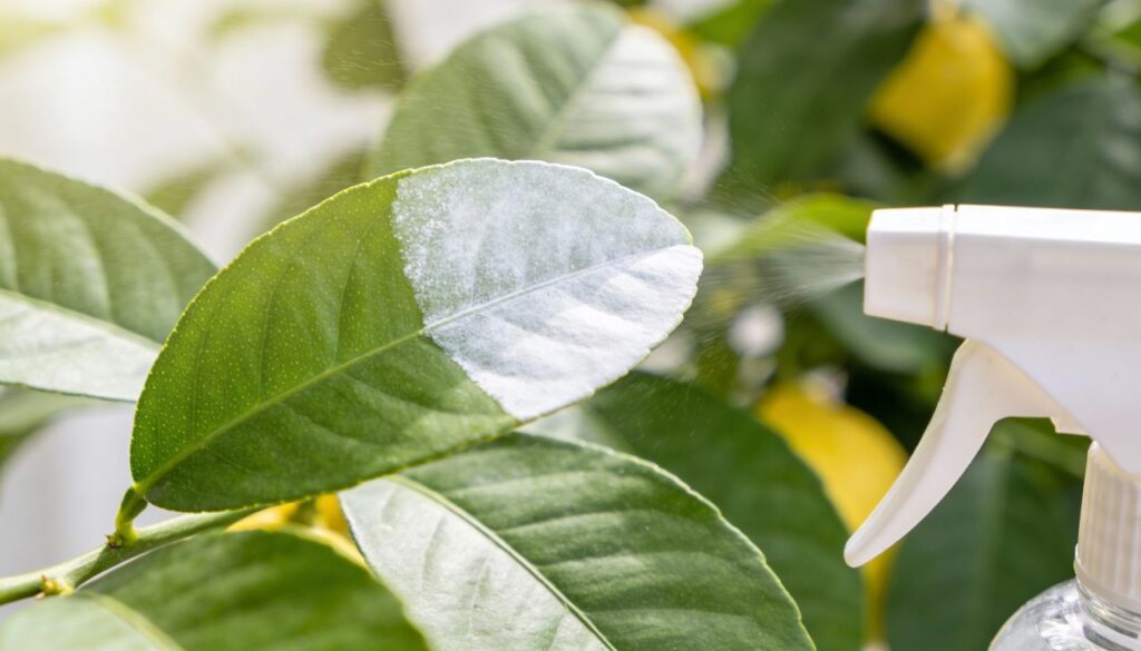 Nem químico, nem inseticida: essa receita com bicarbonato protege o limoeiro e melhora até as folhas