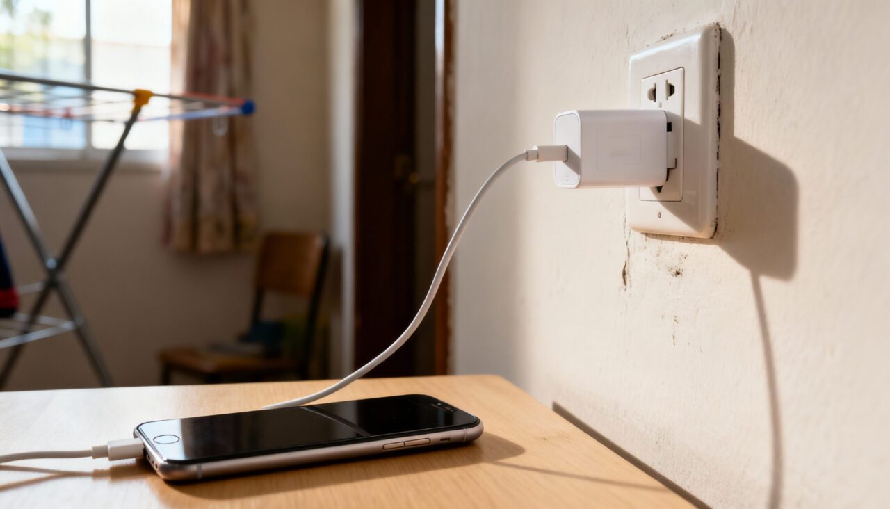 Carregador na tomada: risco invisível para seu celular e para sua casa