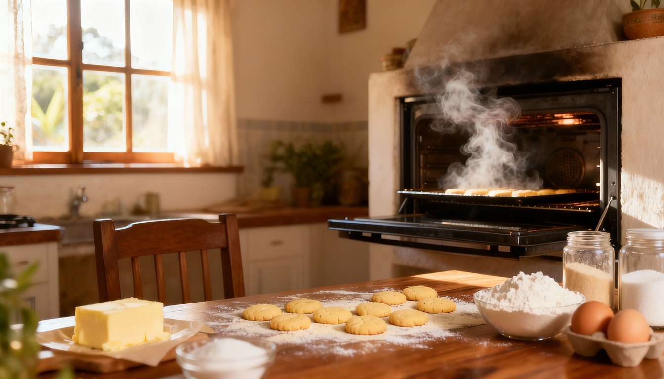 Fazer biscoito amanteigado em casa é mais barato, rende mais e ainda cria memórias em família